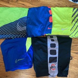 Lot of 5 Men’s Large Nike Basketball Shorts